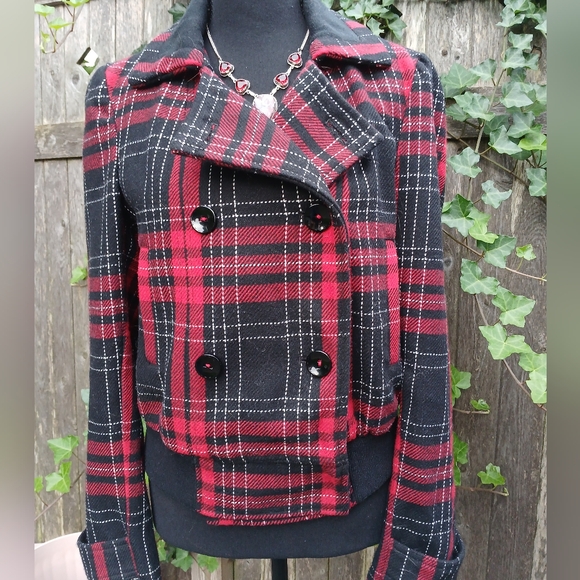 ⚜️Express Double Breasted Tartan Jacket - Picture 12 of 13
